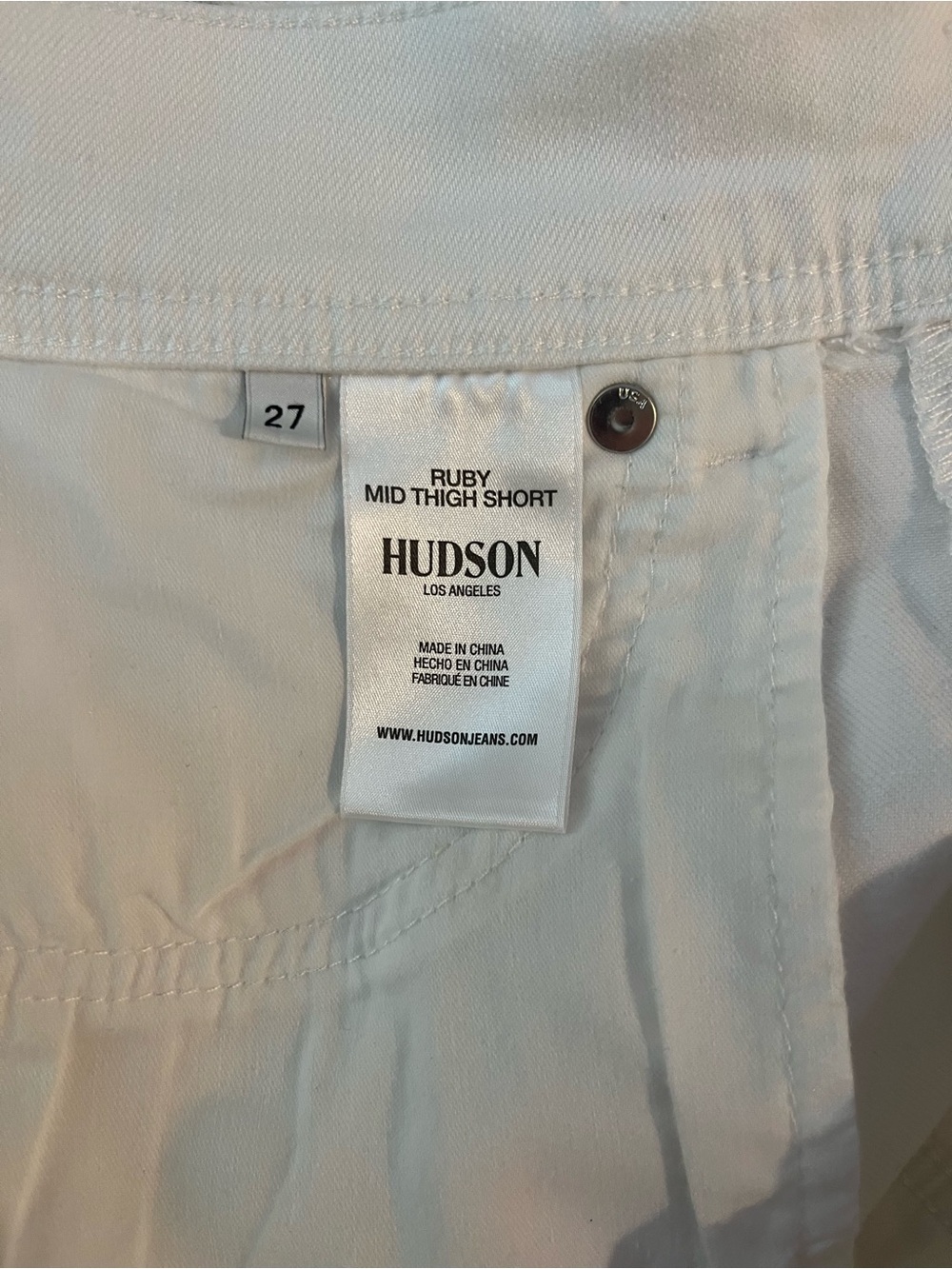 Hudson Ruby Denim Shorts - Picture 9 of 9